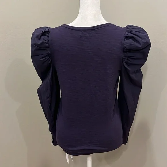 Nation Los Angeles Purple Long Sleeve Top Size Small - Picture 4 of 8